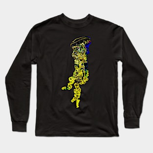 Neon Jellyfish Long Sleeve T-Shirt